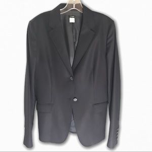 J Crew Black Wool Jacket Blazer EUC Size T10